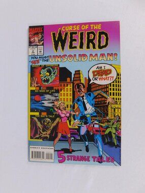 Vintage Marvel Curse Of The Weird Comic Book #2 1993 Color Single Issue